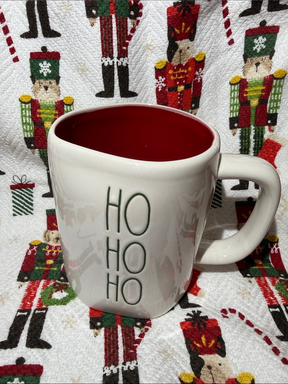 Rae Dunn Ho Ho Ho mug
